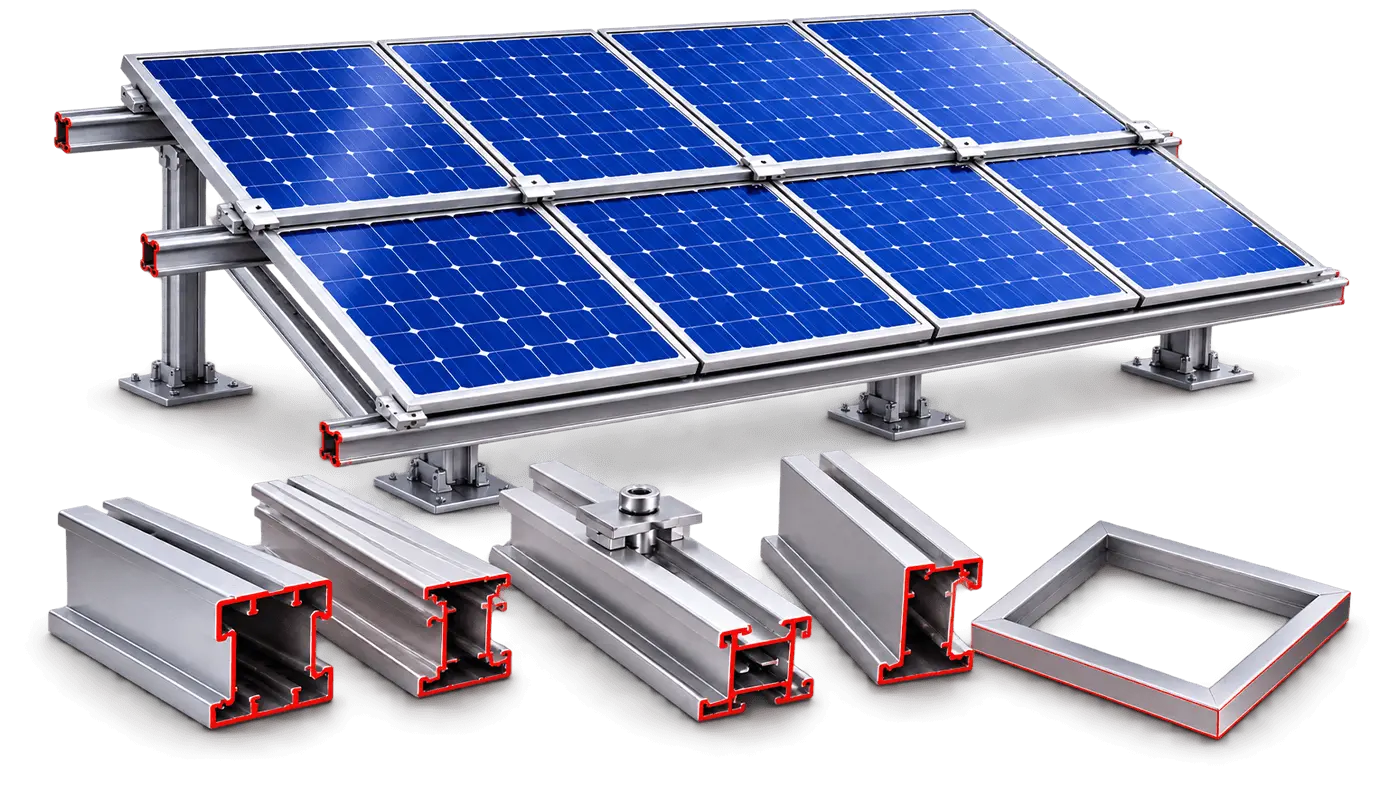 Solar Panel Structures and Aluminium Extrusions